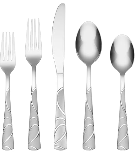Amazon.com | Cambridge Silverware Set, Madison 20-Piece Flatware